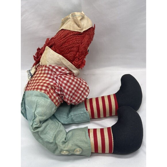 Vintage Knickerbocker 1970s Raggedy Andy Doll 14” Super Rare - Picture 11 of 15